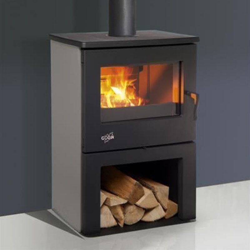 Poêle à bois panoramique 362113GRISARG