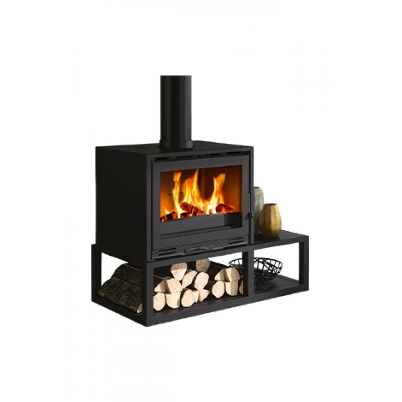 Godin Tobias Freestanding Firewood Anthracite