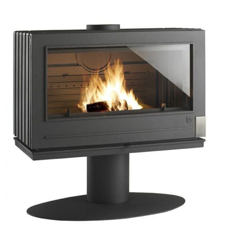 Invicta Elton Indoor Freestanding fireplace Firewood Anthracite