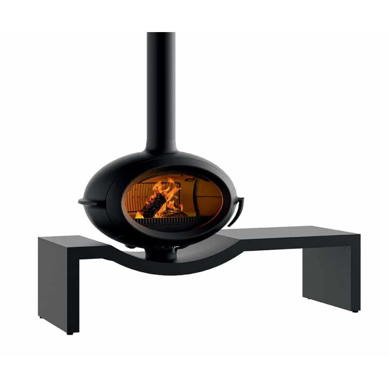 Invicta Brio Indoor Freestanding fireplace Firewood Anthracite