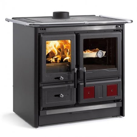 Cuisinière à bois ROSAL5.0ACIERNOIRANTHRACITE
