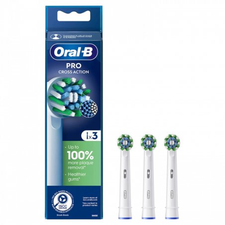 Oral-B CrossAction Cross Action 3 pc(s) White