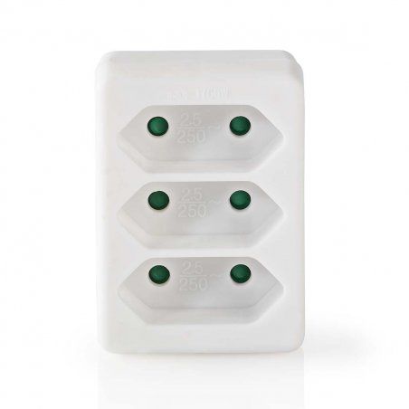 Nedis PSSPL300C1WT power extension 3 AC outlet(s) Indoor White