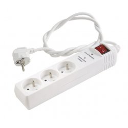 Erard 728367 surge protector White 3 AC outlet(s) 1 m