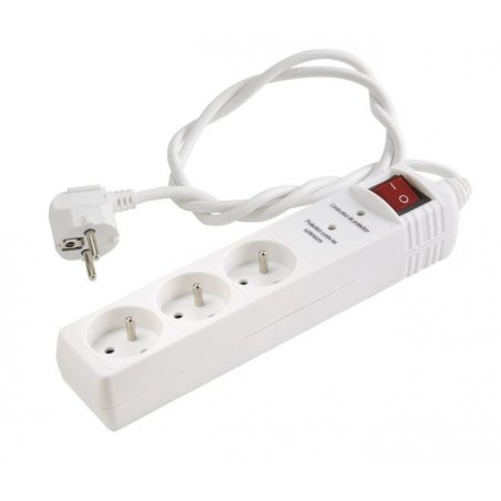 Erard 728367 surge protector White 3 AC outlet(s) 1 m