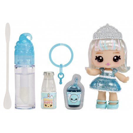 MGA Entertainment Yummiland Lipgloss Doll- Callie Birthday Cake