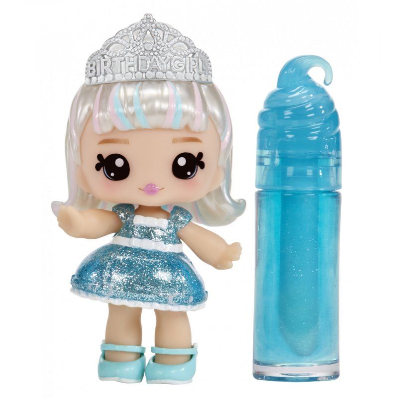 MGA Entertainment Yummiland Lipgloss Doll- Callie Birthday Cake