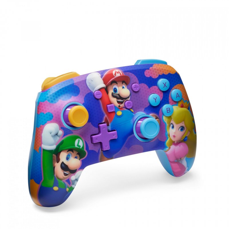 PowerA NSGP0287-01 accessoire de jeux vidéo Multicolore Bluetooth Manette de jeu Nintendo Switch