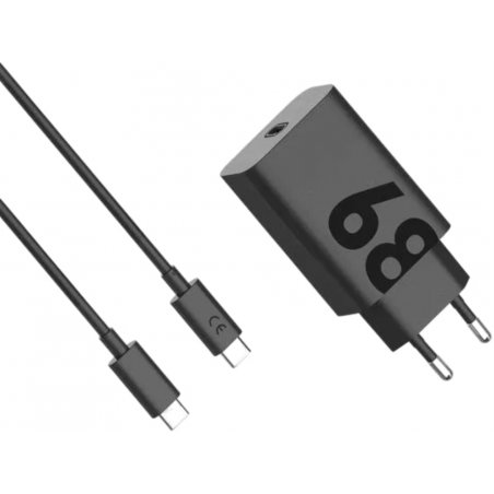 Motorola Charger TurboPower 68 GaN w/ 6.5A USB-C cable Black