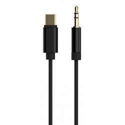 CABLE USB GEMBIRD TIPO C A AUX ESTEREO DE 3,5 MM, 1,5 M, NEGRO