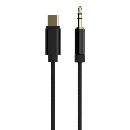CABLE USB GEMBIRD TIPO C A AUX ESTEREO DE 3,5 MM, 1,5 M, NEGRO
