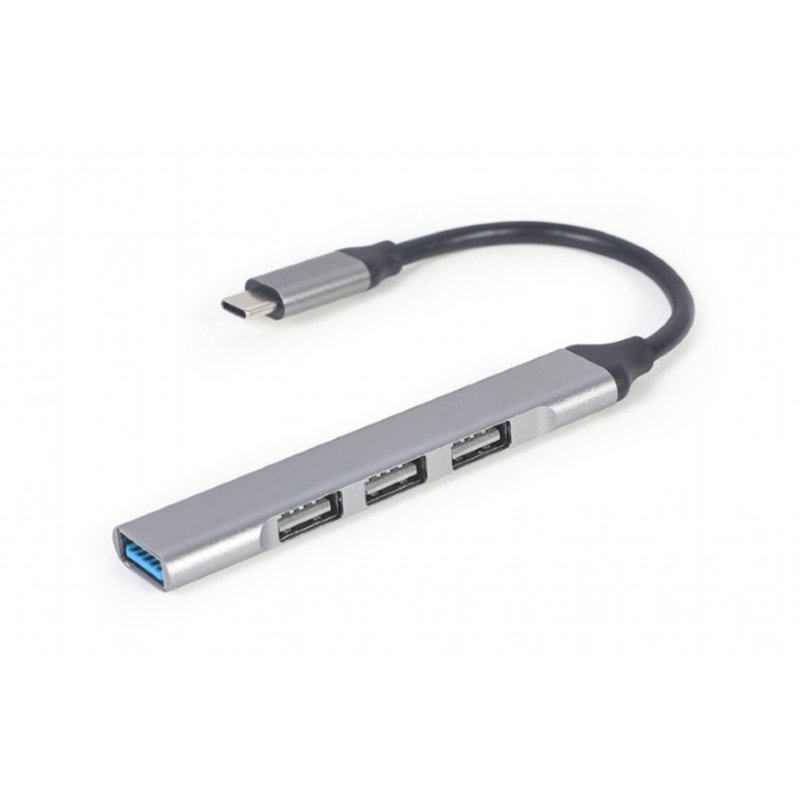 Hub USB-C 3.1 Gembird - 4 ports (Argent)