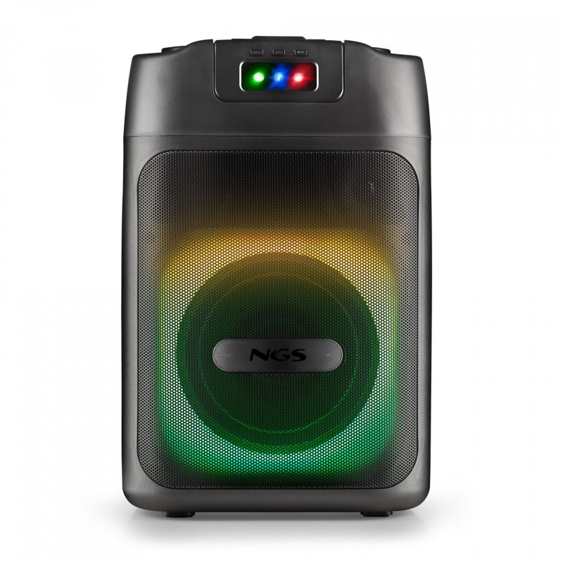 Enceinte nomade Bluetooth NGS Wild Club RGB (Noir)