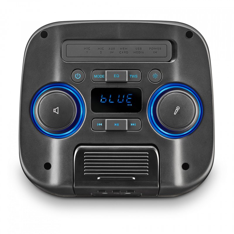 Enceinte nomade Bluetooth NGS Wild Club RGB (Noir)