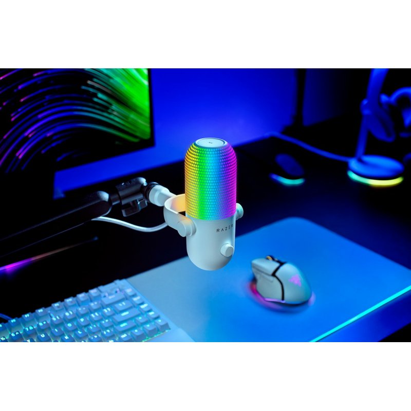 Razer Seiren V3 Chroma Blanc Microphone de PC