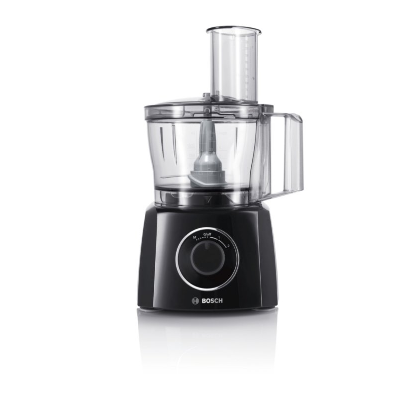 Bosch MCM3201B food processor 800 W 2.3 L Black Transparent