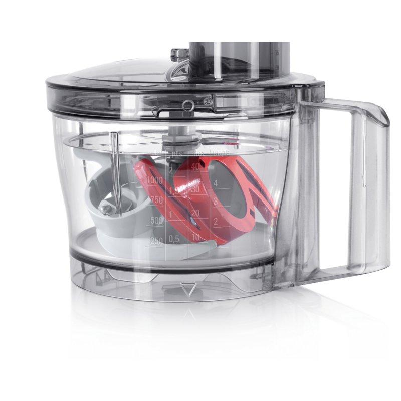 Bosch MCM3201B food processor 800 W 2.3 L Black Transparent