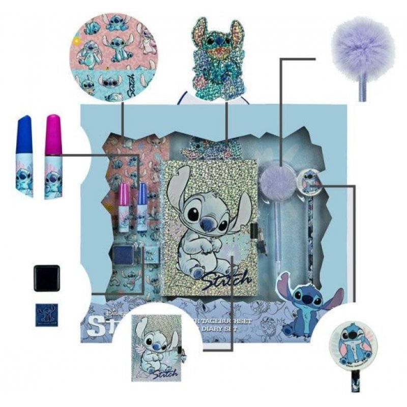 STITCH - Watercolor - Coffret de Papeterie