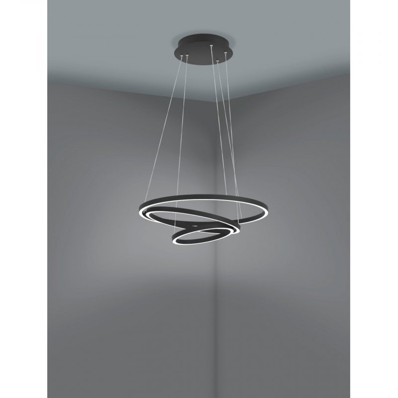 EGLO - Lobinero-Z pendant black Ø57 - TW - Zigbee, Bluetooth