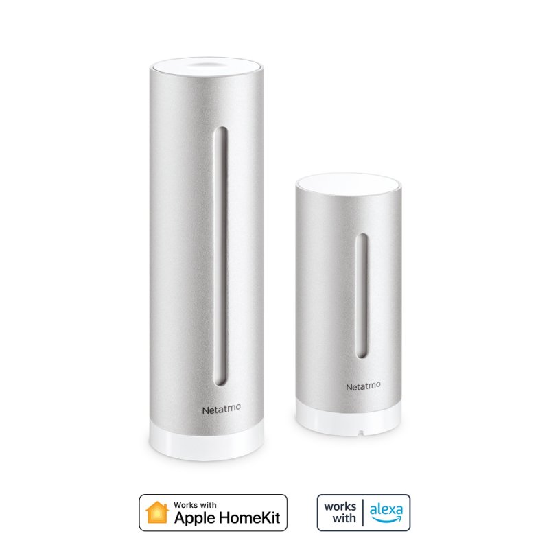 Netatmo NWS01-EC digital weather station Aluminium Battery/USB Wi-Fi