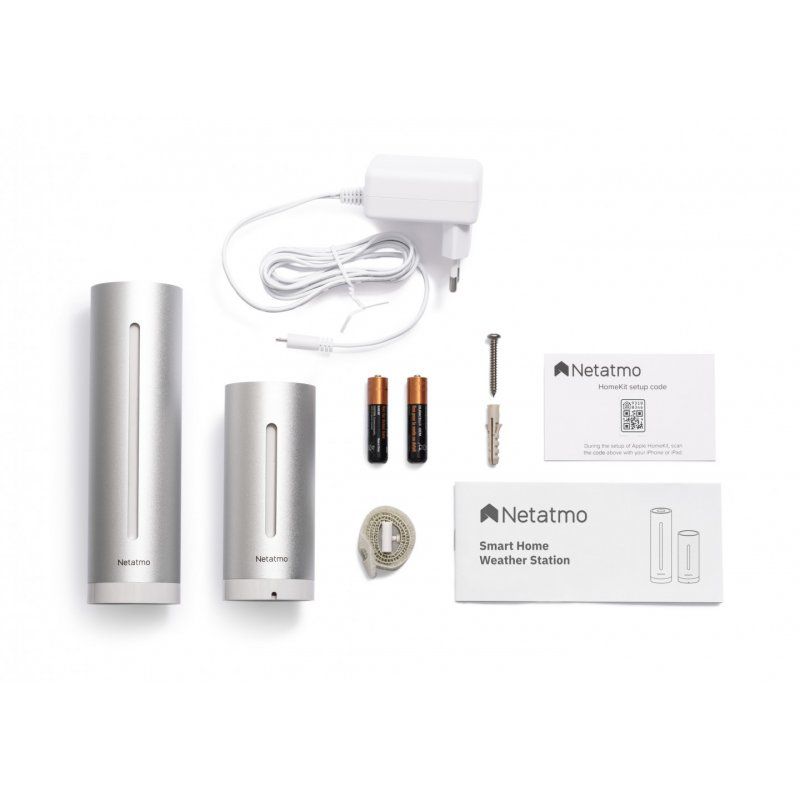 Netatmo NBU-NWS-NRG-EU station météo numérique Argent Batterie Wifi