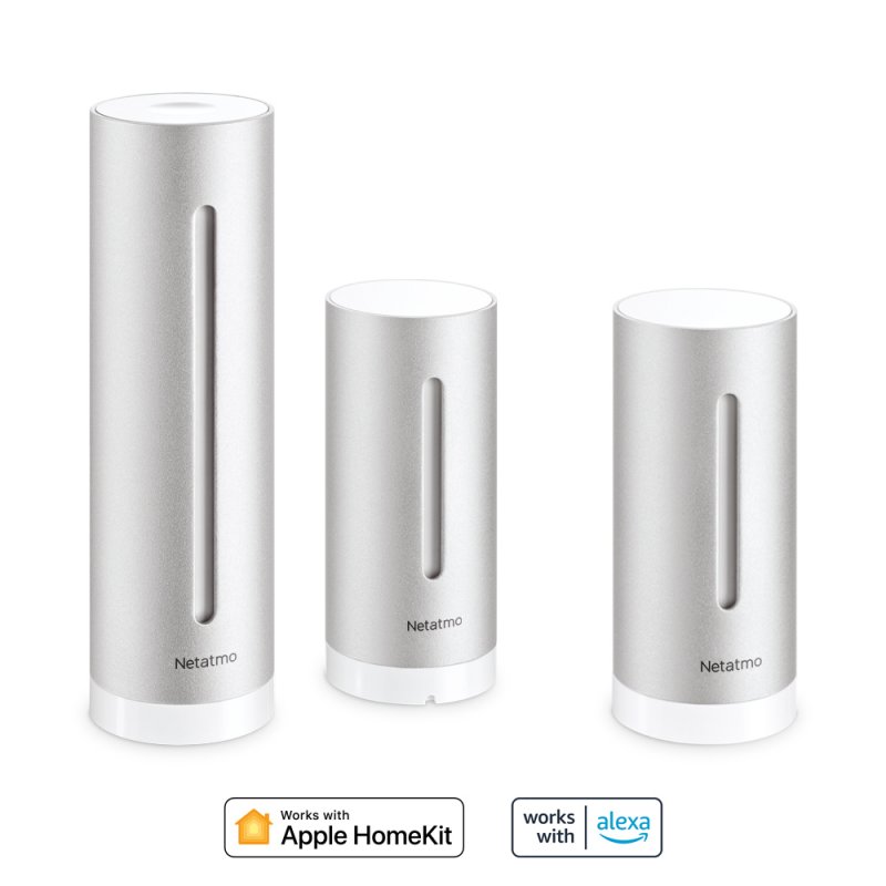 Netatmo NBU-NWS-NIM-EU station météo numérique Argent AC/Batterie Wifi
