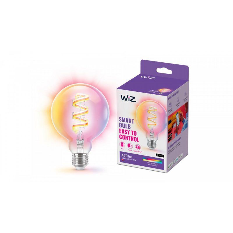 WiZ Filament Globe Clear 40 W G95 E27