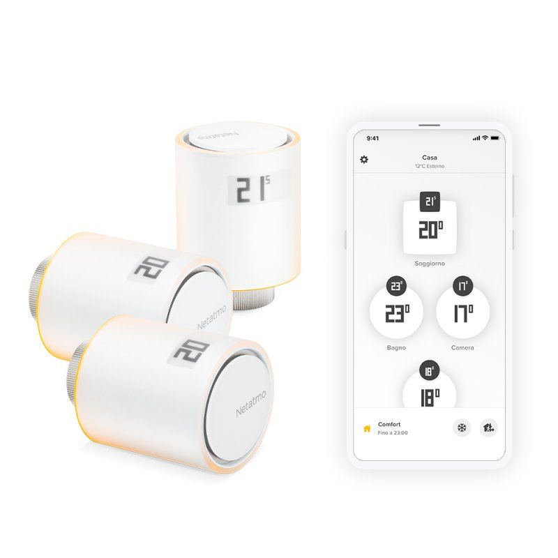 Netatmo NBU-NAV-EU vanne de radiateur thermostatique Adapté à une utilisation à l'intérieur