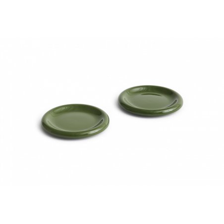 HAY - Barro Plate Ø18, set of 2 - Green