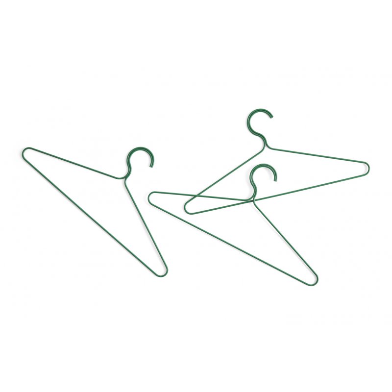 HAY - Set of 3 Colour Hanger - Jungle Green