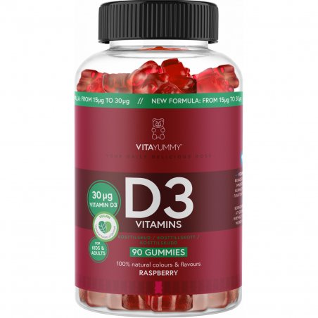 VitaYummy - D3 - Raspberry - 90 pcs