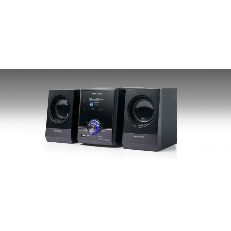 Muse M-50 DBT home audio system Home audio midi system 30 W Black
