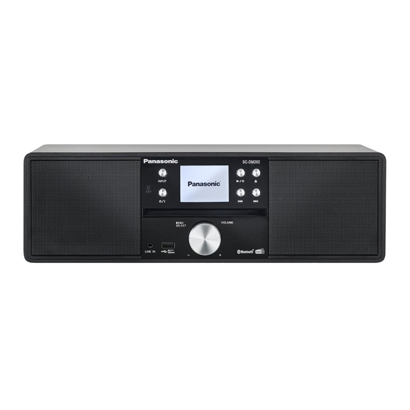 Panasonic HiFi Micro Anlage DAB SC-DM202EG-K schwarz mit Bluetooth Système micro audio domestique 24 W Noir