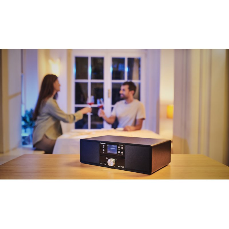 Panasonic HiFi Micro Anlage DAB SC-DM202EG-K schwarz mit Bluetooth Home audio micro system 24 W Black
