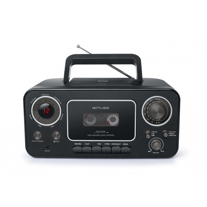 Muse M-182 RDC Analogique FM, MW Noir