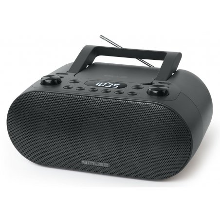 Muse M-35 BT portable stereo system Digital FM, PLL Black MP3 playback