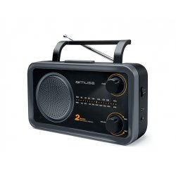 Muse M-06DS radio Portable Analog Black, Grey