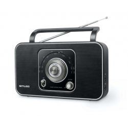 Muse M069R Radio portable Analogique Noir, Argent