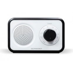  SCHNEIDER CONSUMER SC020W Radio portable Analogique Noir, Blanc