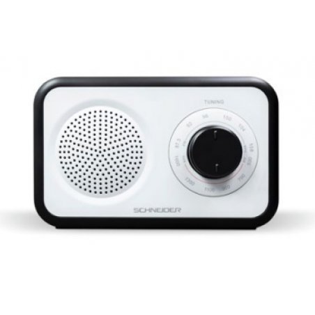  SCHNEIDER CONSUMER SC020W Radio portable Analogique Noir, Blanc