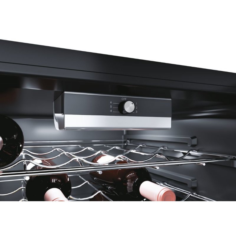 Candy DiVino CWC 150 EM/NF Compressor wine cooler Freestanding Black 41 bottle(s)