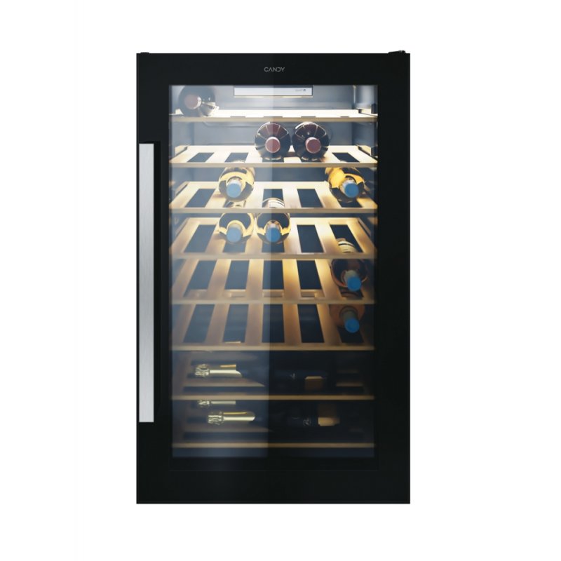 Candy CWC 154 EEL/NF Pose libre Noir 41 bouteille(s)