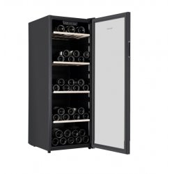 Brandt BFW105GB wine cooler Freestanding Black 105 bottle(s)