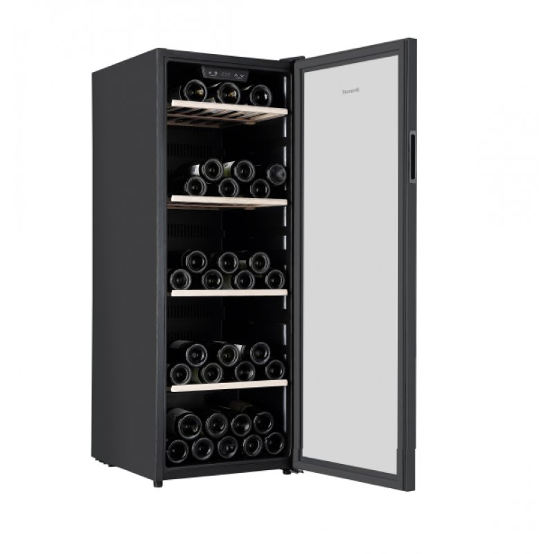 Brandt BFW105GB wine cooler Freestanding Black 105 bottle(s)