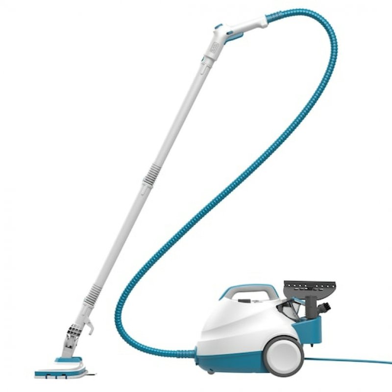 Black & Decker BHSMP2008-QS steam cleaner Cylinder steam cleaner 1.2 L 2000 W Blue, Grey, White