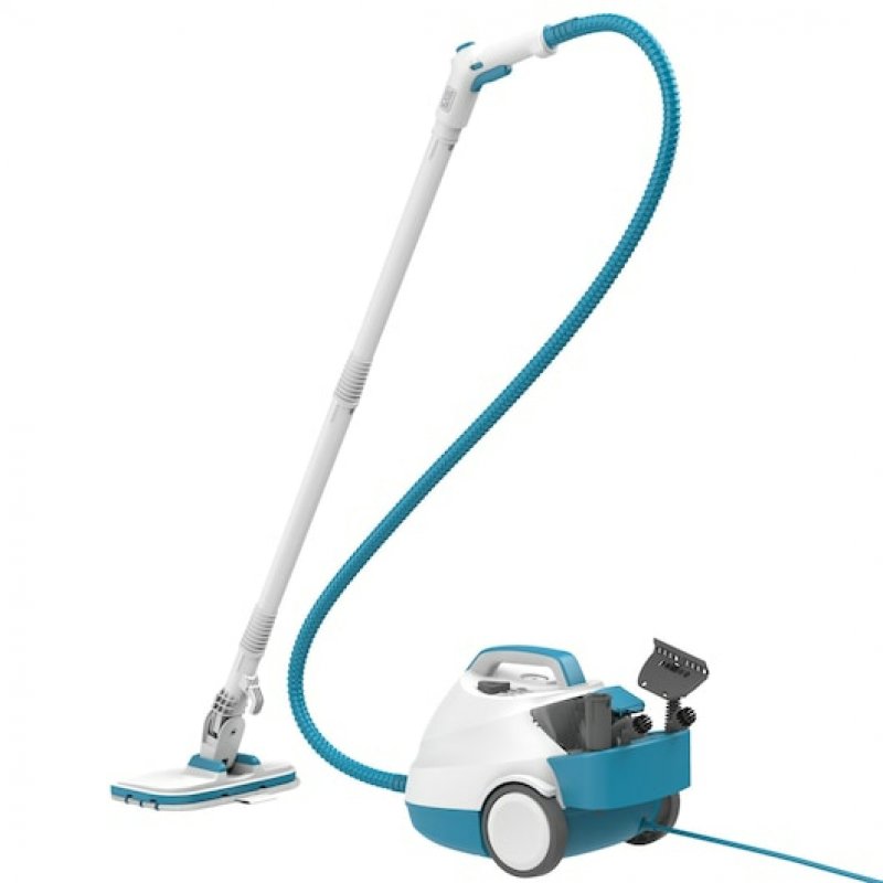 Black & Decker BHSMP2008-QS steam cleaner Cylinder steam cleaner 1.2 L 2000 W Blue, Grey, White