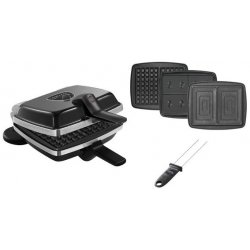 LAGRANGE Super 2 Antiadhésif 2 gauffre(s) 1000 W Noir