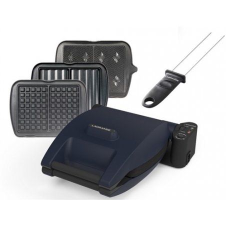 LAGRANGE Premium Gaufres 2 waffle(s) Black, Blue