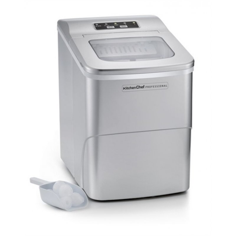 KitchenChef KS.ICE9 machine à glaçons Machine à glaçon incornporé/sur pied 12 kg/24h 80 W Argent