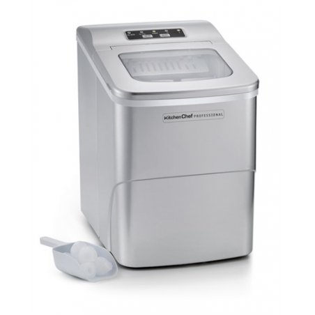 KitchenChef KS.ICE9 ice cube maker Built-in/freestanding ice cube maker 12 kg/24h 80 W Silver